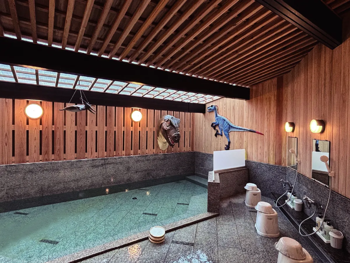 恐竜風呂